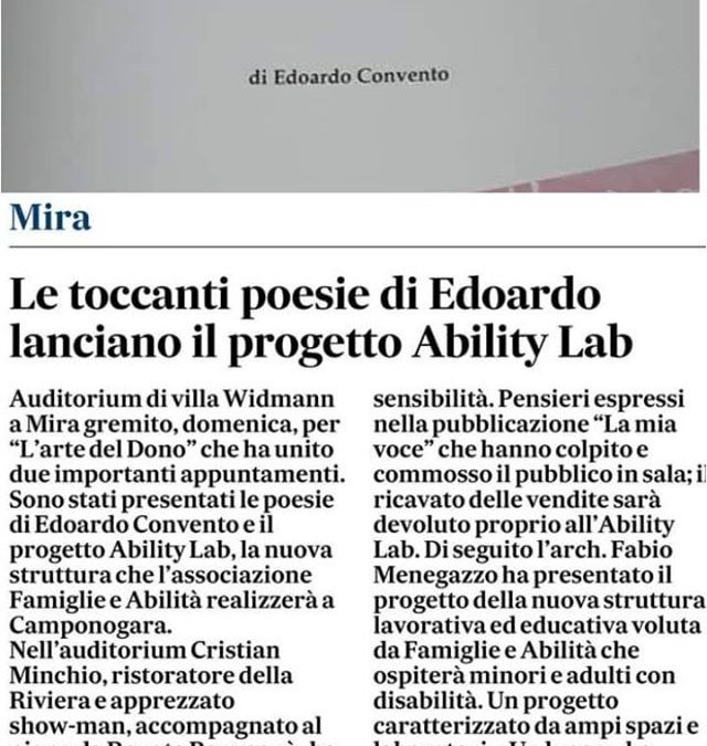 Le poesie di Edoardo e AbilityLab